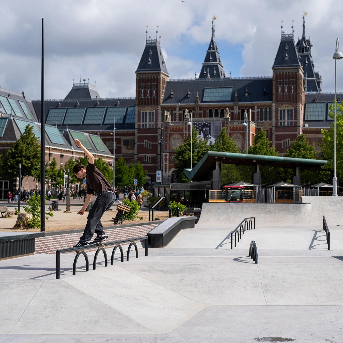 Outdoor skatepark Museumplein Amsterdam Nine Yards