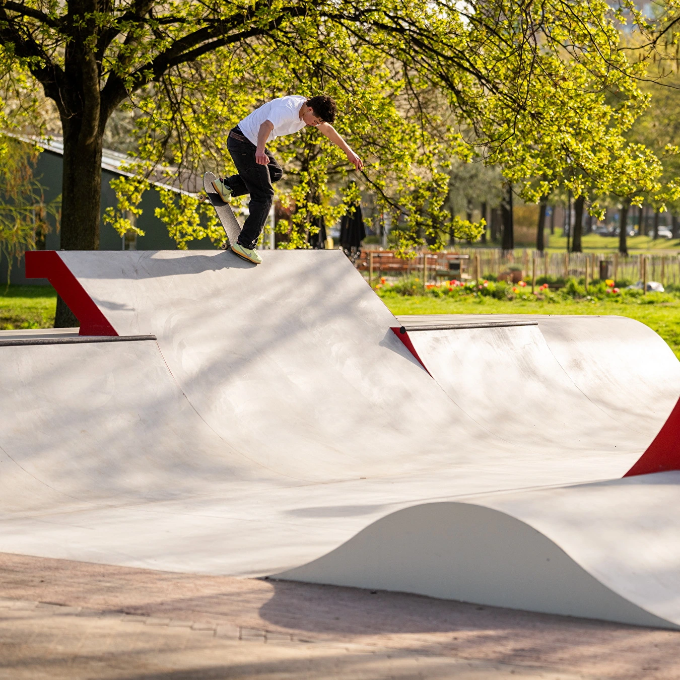 Nine Yards Kenzy Alphen aan de Rijn skatepark bouw