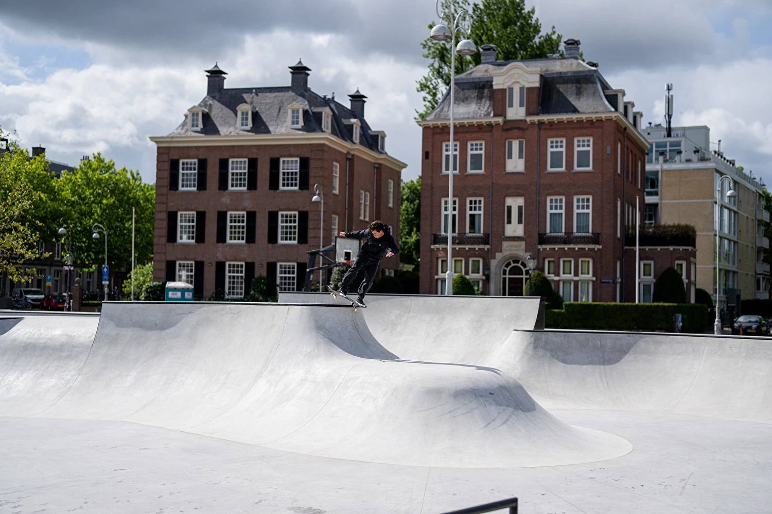 Outdoor skatepark Museumplein Amsterdam Nine Yards