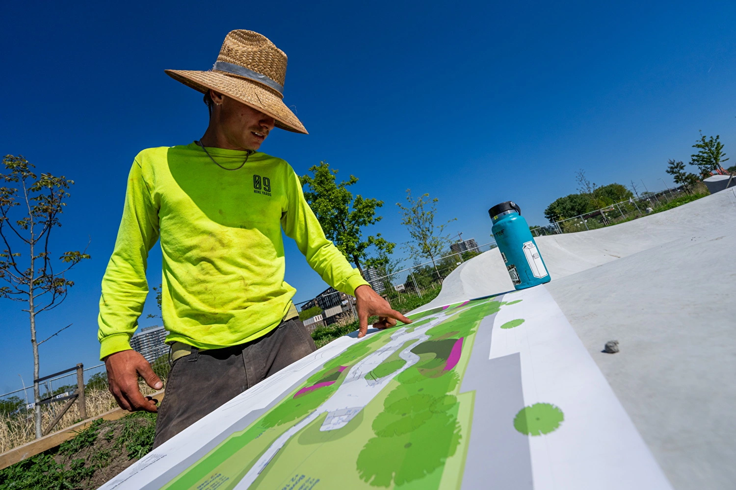 Outdoor skatepark Brasapark Amsterdam Nine Yards