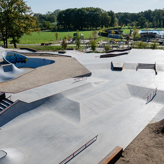 Outdoor skatepark Kapermolen Hasselt Nine Yards