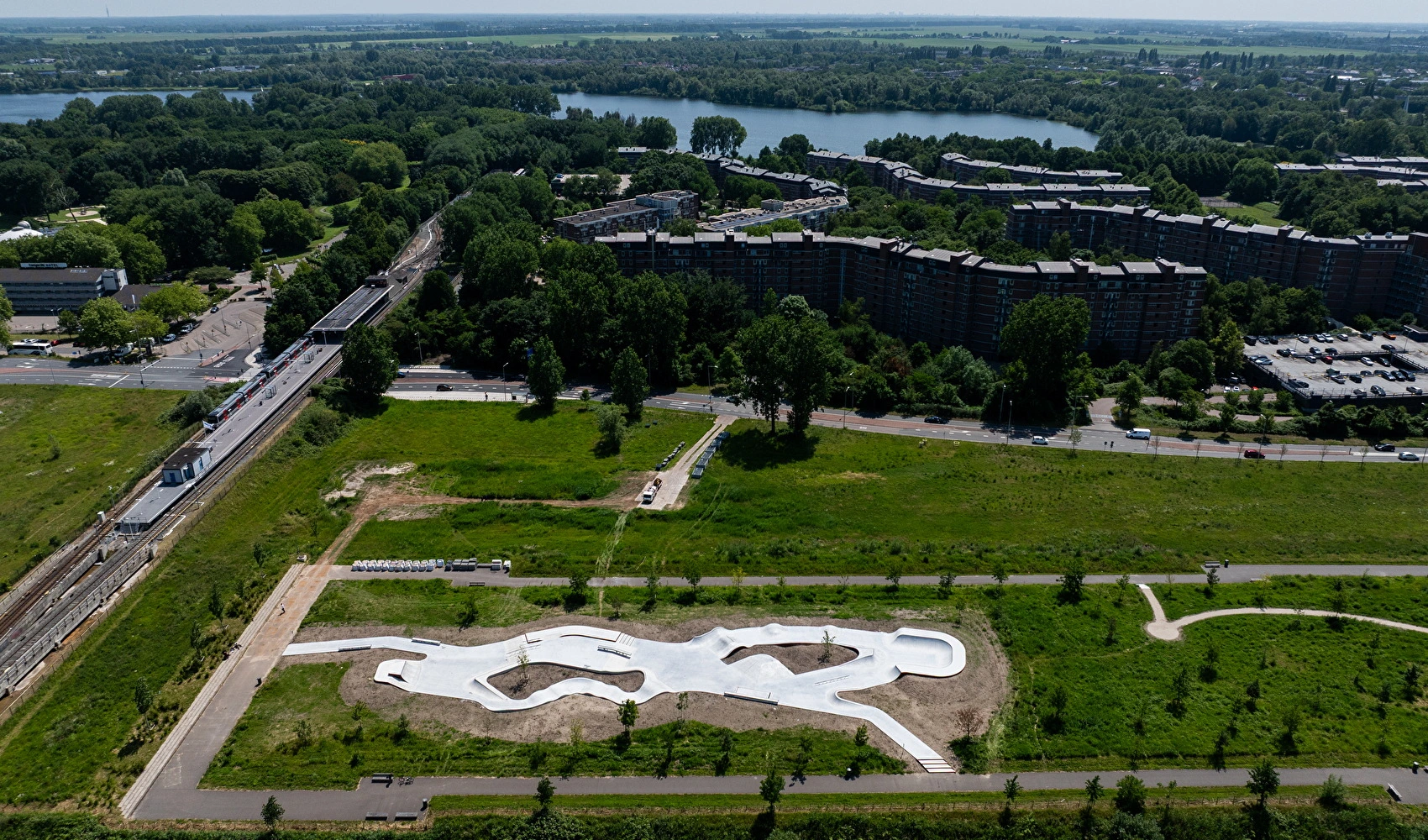 Outdoor skatepark Brasapark Amsterdam Nine Yards
