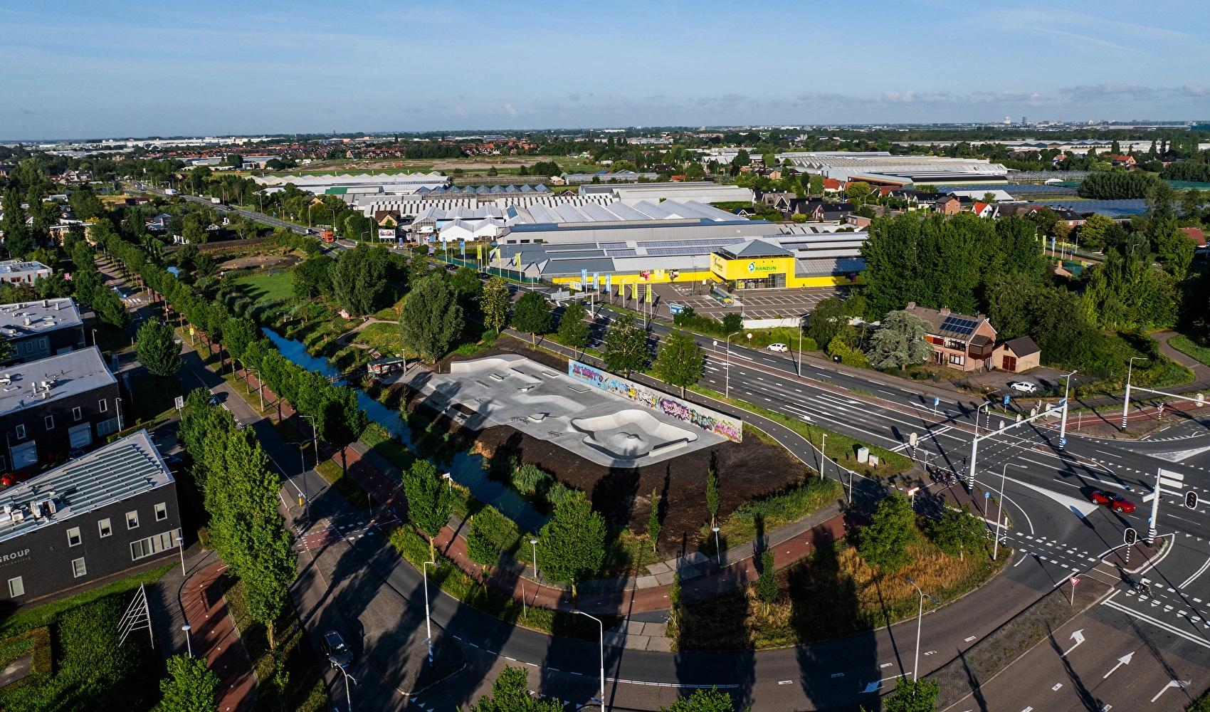 Outdoor skatepark Amstelveen Nine Yards