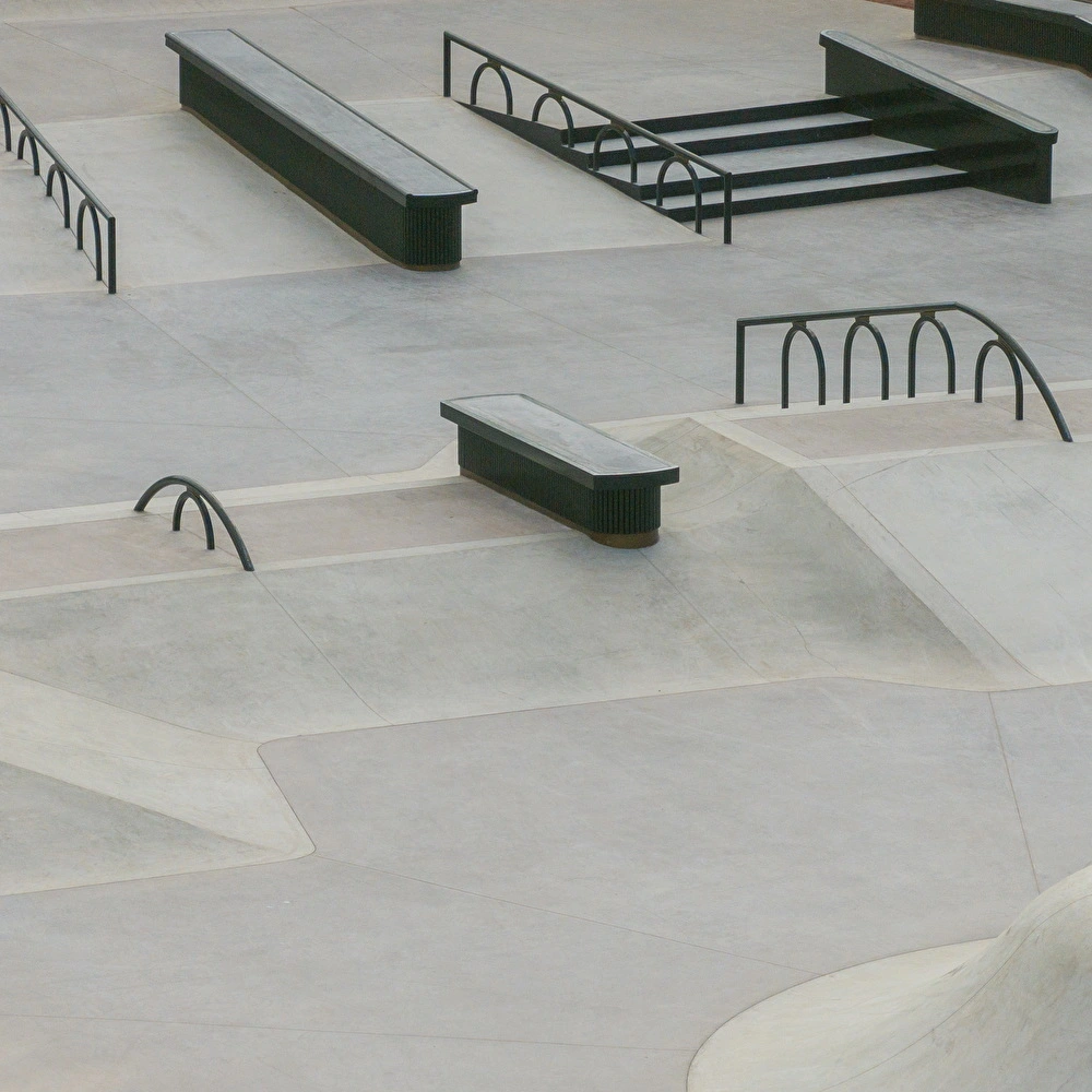 Outdoor skatepark Museumplein Amsterdam Nine Yards