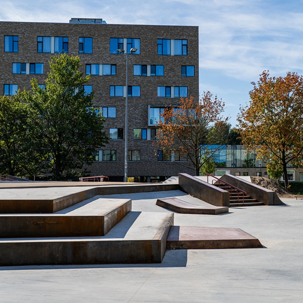 Outdoor skatepark Kapermolen Hasselt Nine Yards
