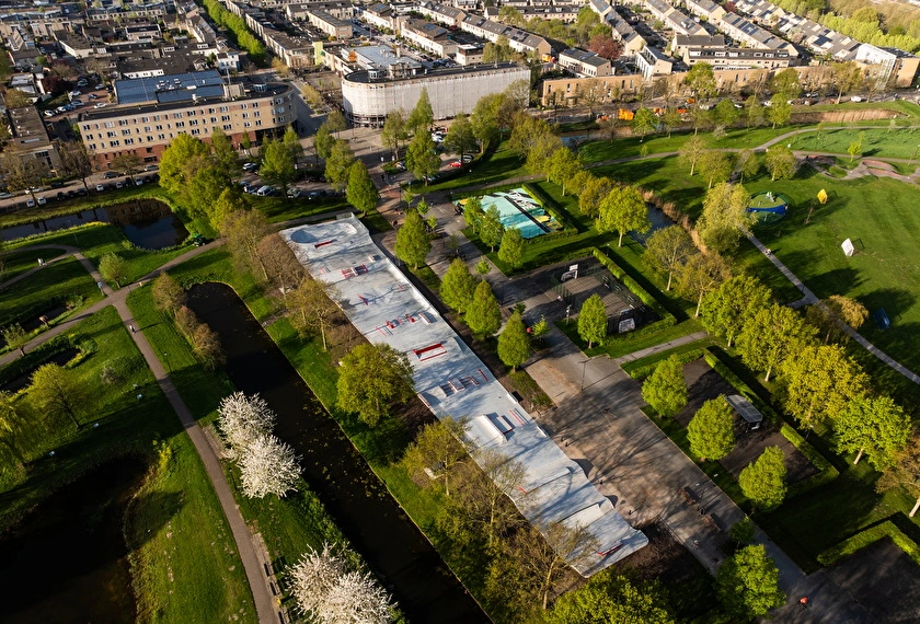 Nine Yards Skateparks Kenzy Alphen aan de Rijn bouw