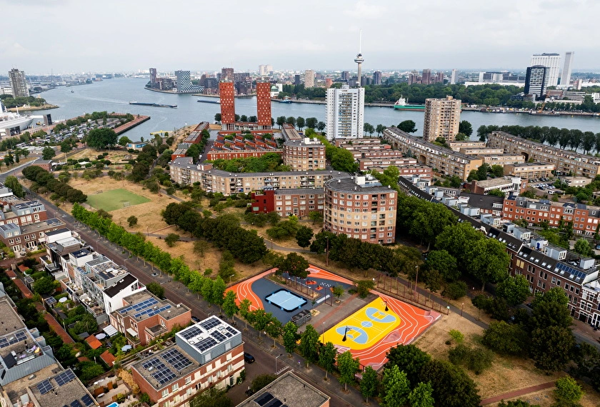 Urban Sportpark Kaappark Rotterdam Nine Yards skateparks