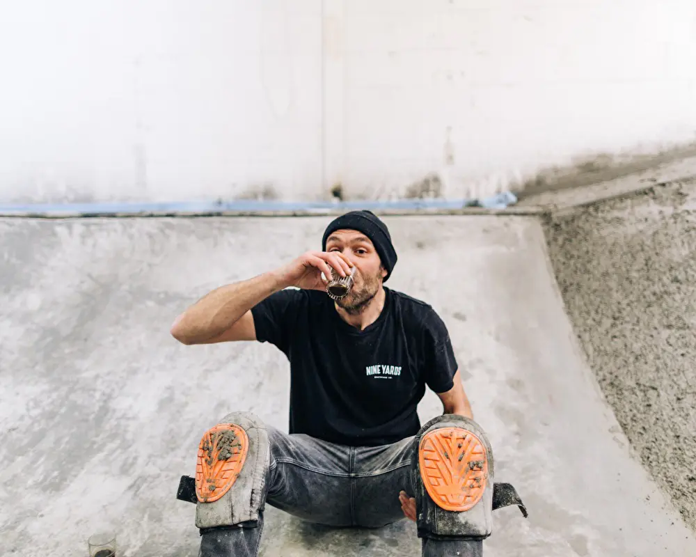 Nine Yards Skatecaf&eacute; Amsterdam build