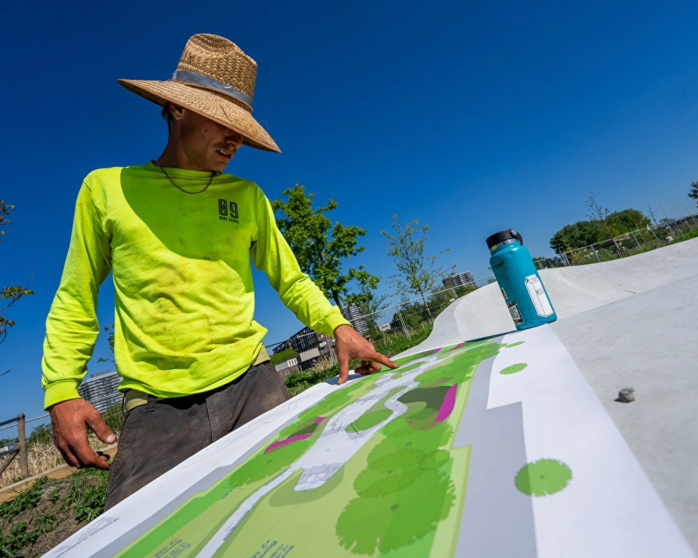 Outdoor skatepark Brasapark Amsterdam Nine Yards