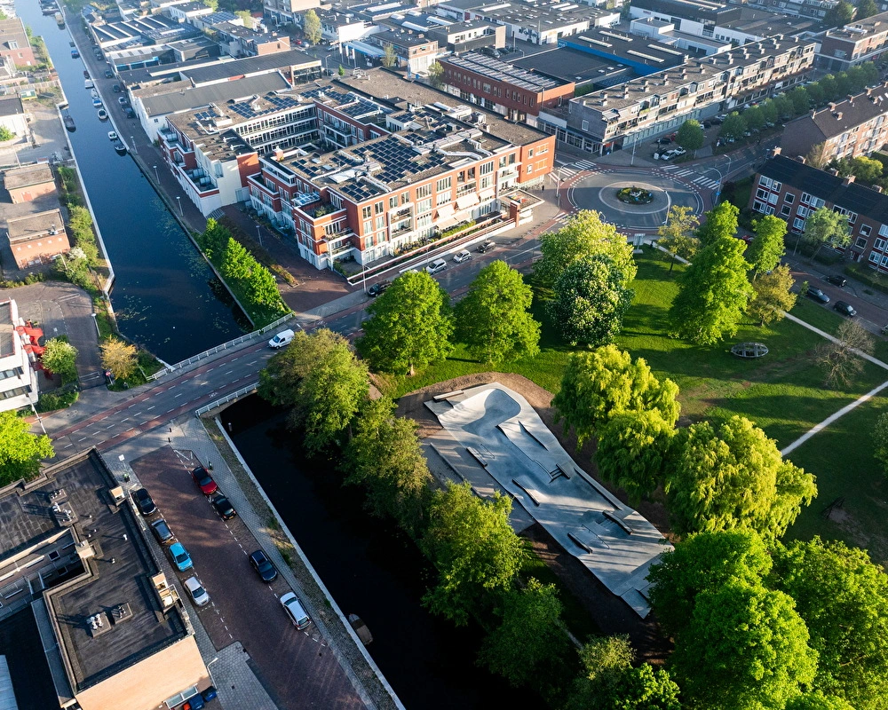 Outdoor skatepark nine yards carve Wassenaar