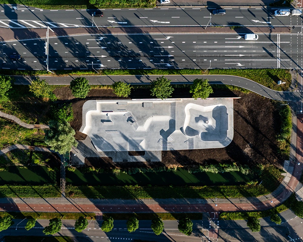 Outdoor skatepark Amstelveen Nine Yards