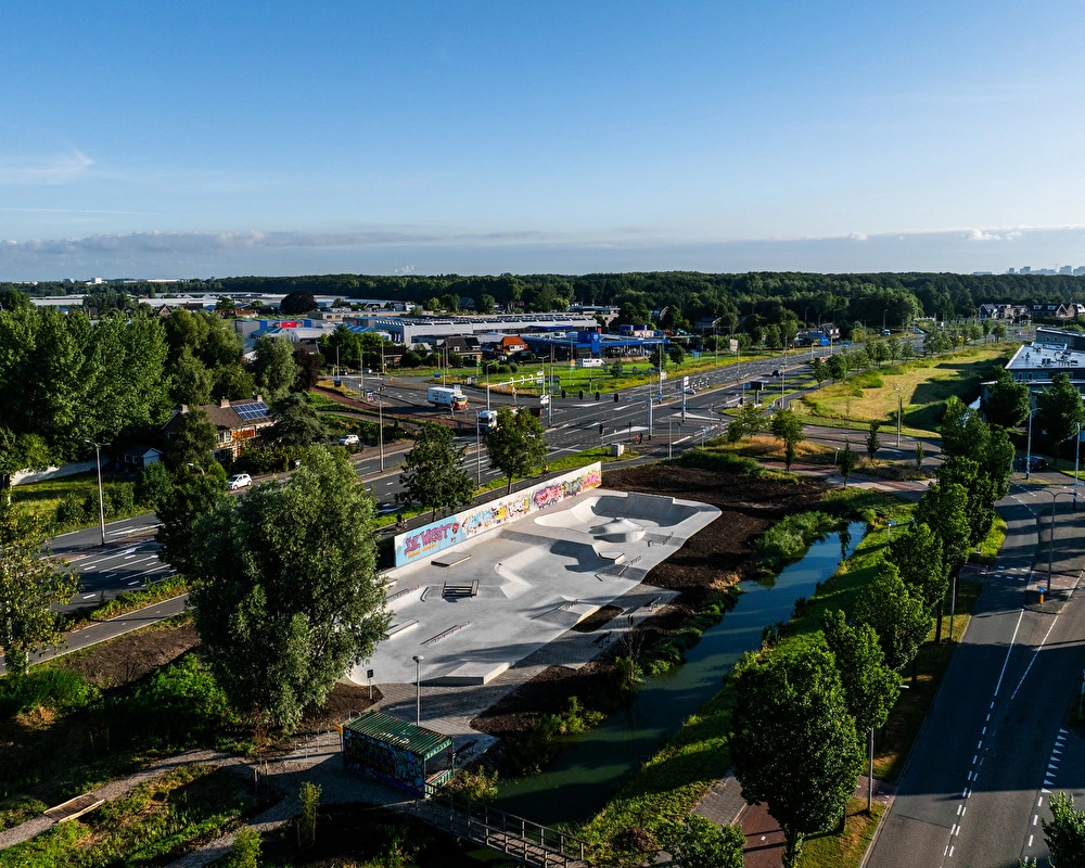 Outdoor skatepark Amstelveen Nine Yards