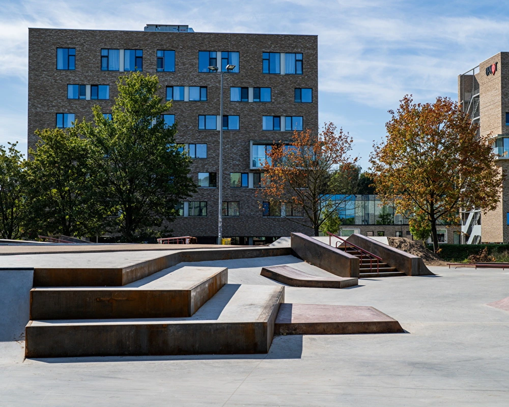Outdoor skatepark Kapermolen Hasselt Nine Yards