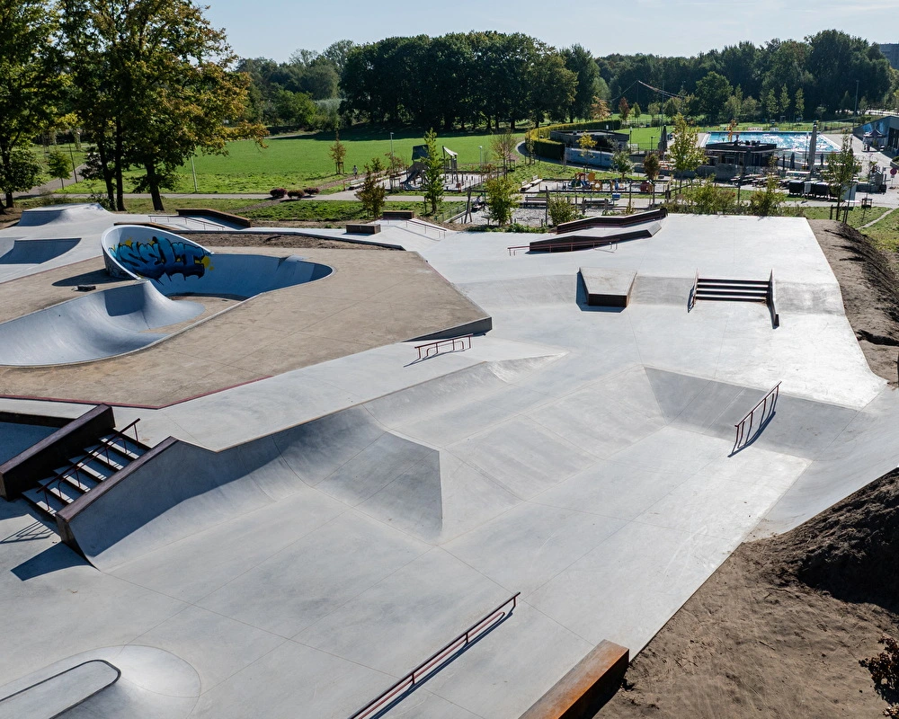 Outdoor skatepark Kapermolen Hasselt Nine Yards