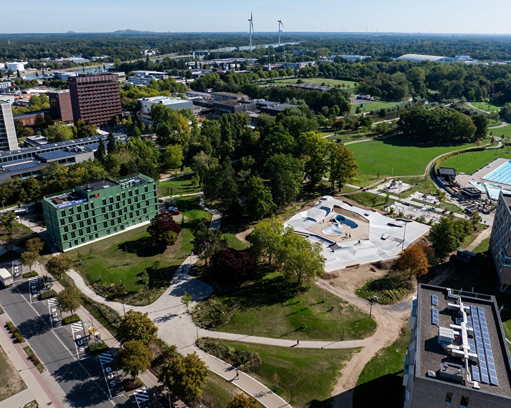 Outdoor skatepark Kapermolen Hasselt Nine Yards