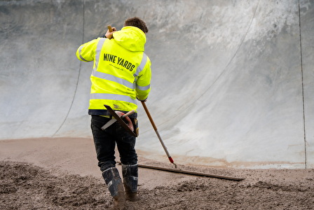 Nine Yards skatepark Museumplein bouw ontwerp