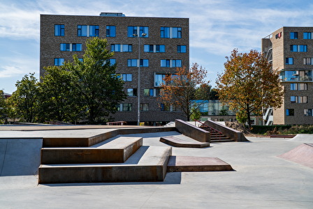 Outdoor skatepark Kapermolen Hasselt Nine Yards