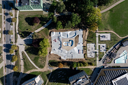 Outdoor skatepark Kapermolen Hasselt Nine Yards